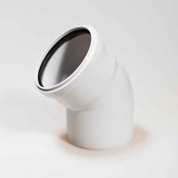 Luk PP PVC 45° VALDOM