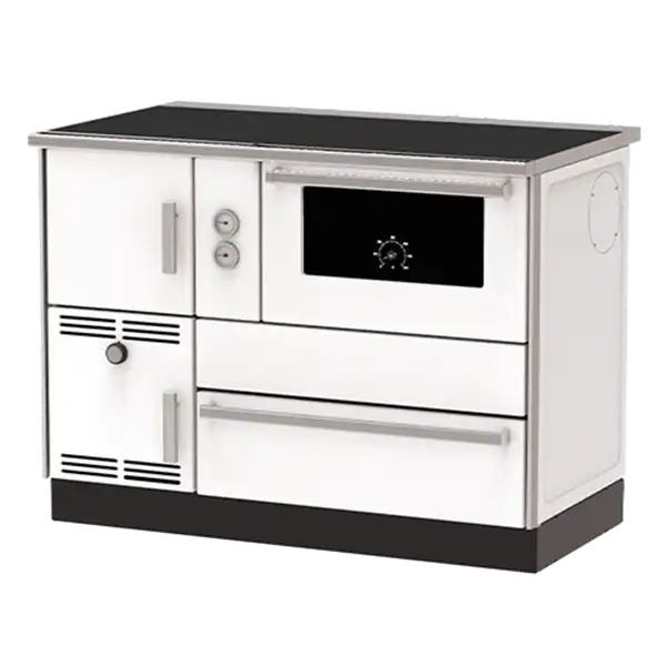 Štednjak Alfa Term 35 Desni za C.G. vrhunskog dizajna i kvaliteta. Predstavlja idelano rešenje za zagrevanje većih stambenih jedinica.