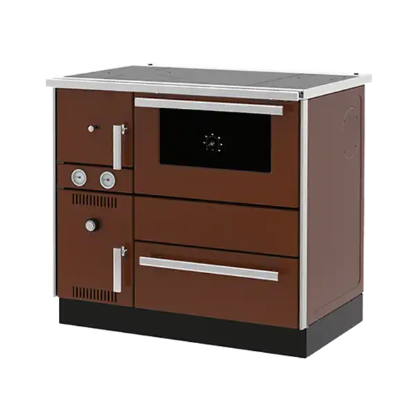 Štednjak Alfa Term 20 Desni za C.G.i obezbeđuje ekonomičan sistem grejanja uz mogućnost pripremanja hrane na tradicionalan način.