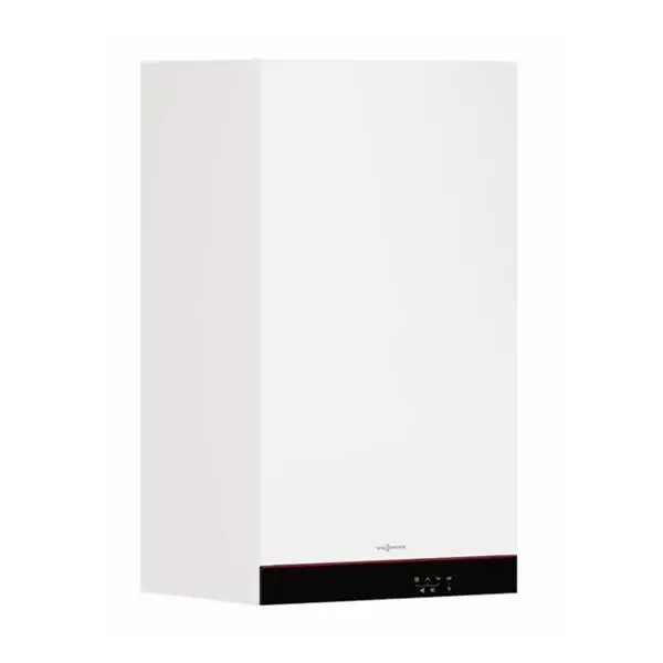 Kotao gasni Vitodens 050W 25kW V paket kombi Viessmann karakteriše izuzetno tihi rad, a sve njegove komponente su dostupne sa prednje strane za jednostavan servis i održavanje.