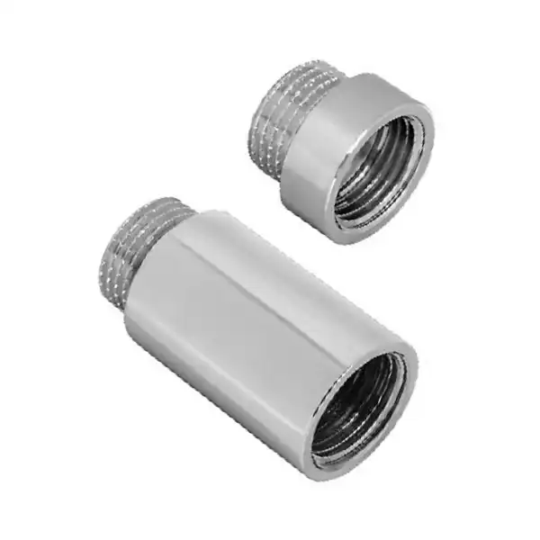 Produžetak niklovani 3/8"x10mm Remer je izrađen od mesinga sa hromiranom površinskom obradom i primenjuje se u razvodima pitke i industrijske vode do radnog pritiska 1 MPa i temperature do 110°C.