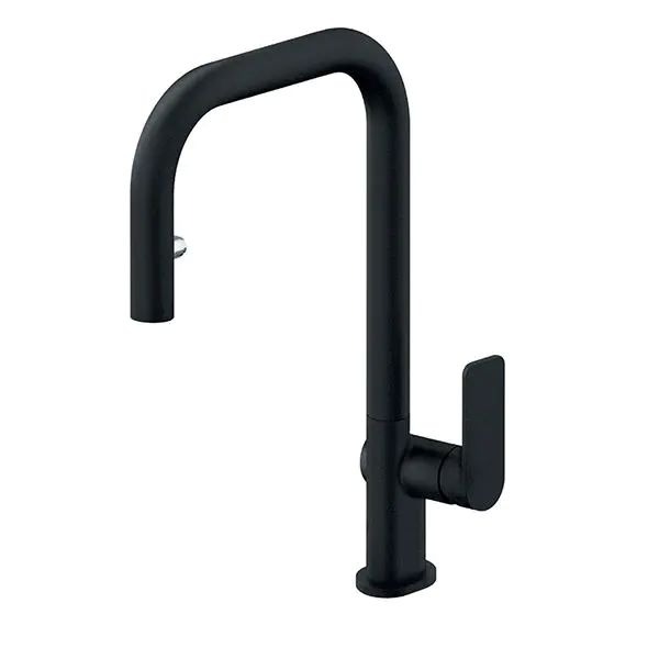 Baterija za sudoperu S2 238501B Rosan sa izvl. tušem crna