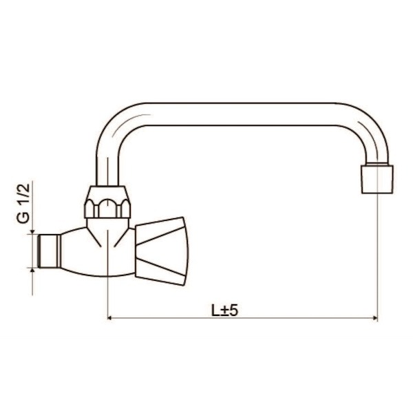 Baterija za hladnu vodu 485001 Slovarm