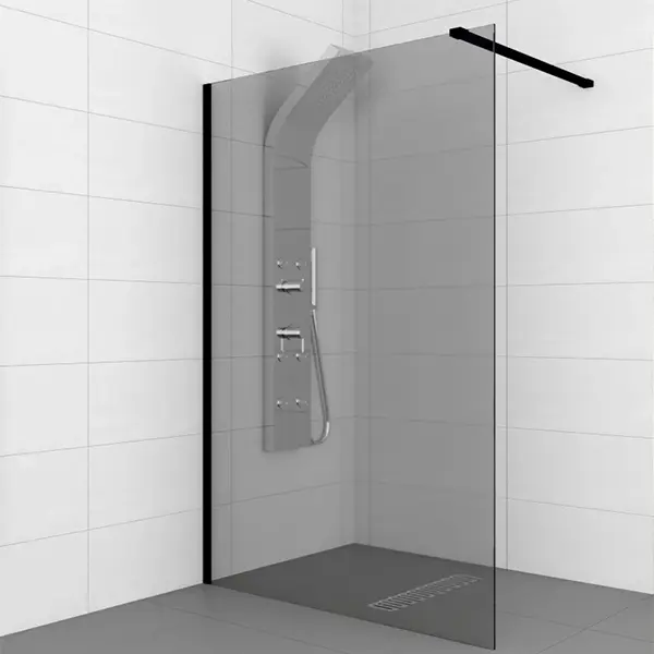 Tuš paravan Monte dark 1200×2000 Copen Walk-in 8mm staklo