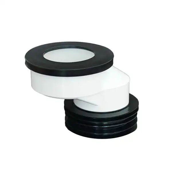 Genzla/priključak za WC šolju ekscentrični 50mm PVC – TEXO