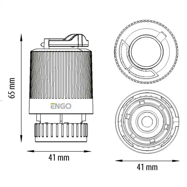 Aktuator E30NC-230V M30x1.5 Engo je dizajniran da kontroliše instalaciju grejanja. Može se koristiti sa termostatskim ventilima u kolektoru za podno grejanje ili sa zonskim ventilima.