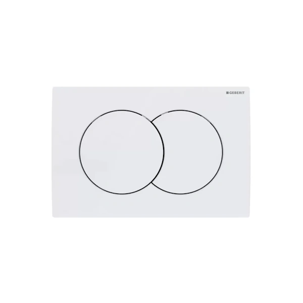 Tipka Delta 01 bela 115.107.11.1 Geberit