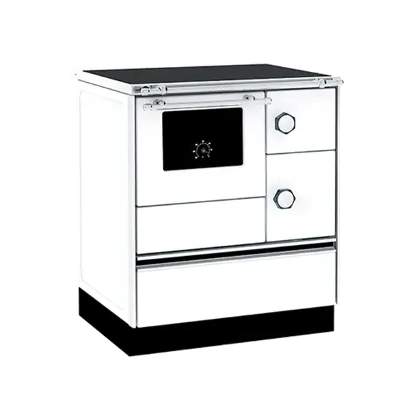 Štednjak Alfa 70 E Termo Levi za C.G. obezbeđuje ekonomičan i pouzdan sistem grejanja uz mogućnost pripremanja hrane na taradicionalan način.