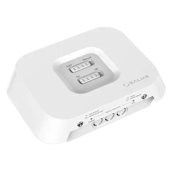 Termostat programski bežični Salus iT700 WIFI je ultra-tanki digitalni bežični smart termostat debljine svega 11 mm, dizajniran za moderno i precizno upravljanje sistemima grejanja i hlađenja.