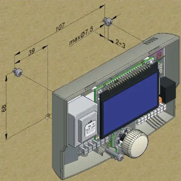 Kontroler solarnih krugova PCSol201 Salus je napredna elektronska jedinica dizajnirana za distribuciju toplote sa solarnih kolektora.