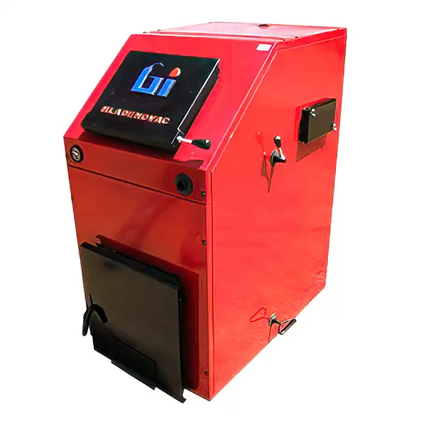 Kotao čelični TK GIM 46kW na čvrsto gorivo plod je višegodišnjeg iskustva i saradnje sa potrošačima. Namenjen je za loženje na ugalj ili drva.