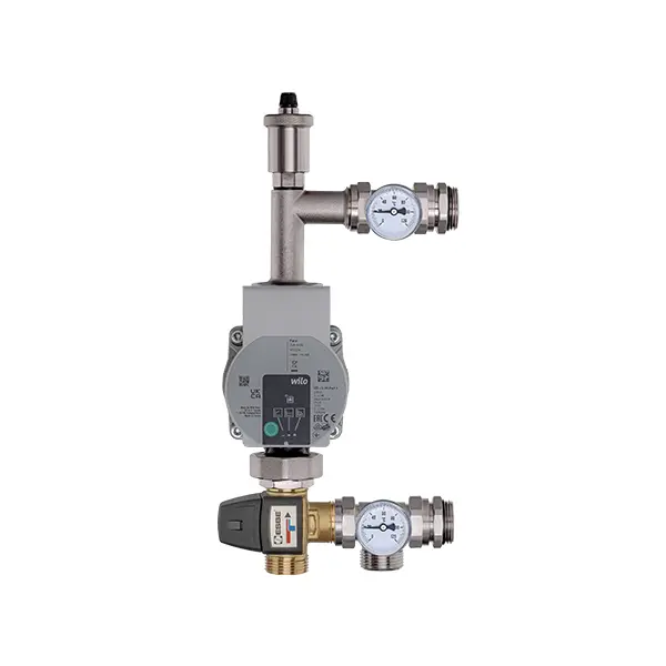 Pumpni set za podno grejanje Wigell tip 1 za podno grejanje predstavlja kompletno i pouzdano rešenje za regulaciju temperature u sistemima podnog grejanja.