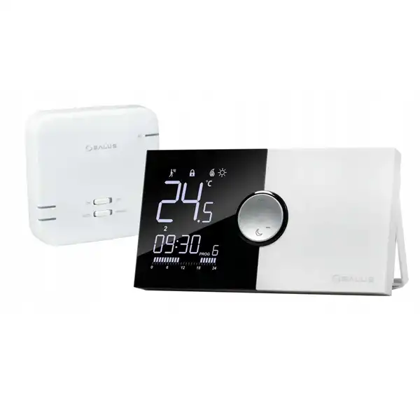 Termostat programski bežični Salus 091PRO RF je svestran i efikasan uređaj dizajniran za regulaciju temperature grejnih ili rashladnih sistema.