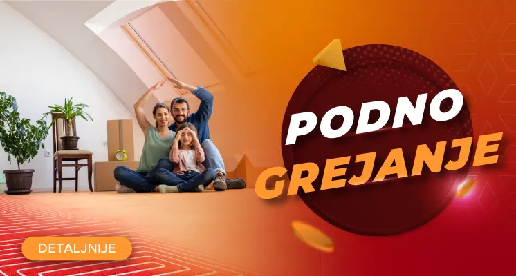 Podno grejanje je savremen, inovativan i moderan sistem postizanja optimalne temperature u prostoru. Cevi i pribor za podno grejanje.